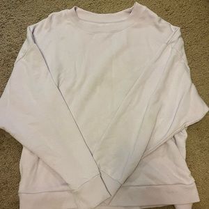 light purple colsie crewneck